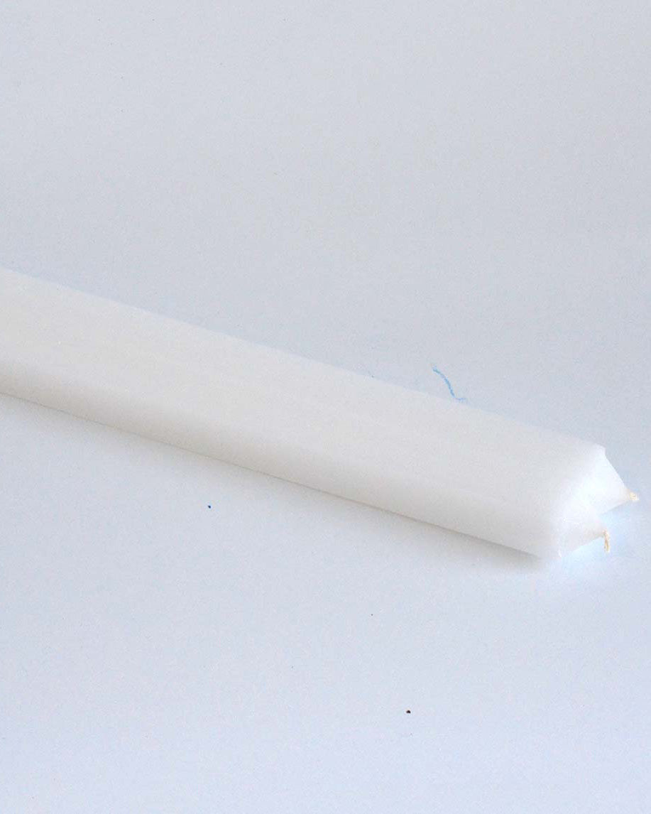 White Square Easter Candles - 6pcs