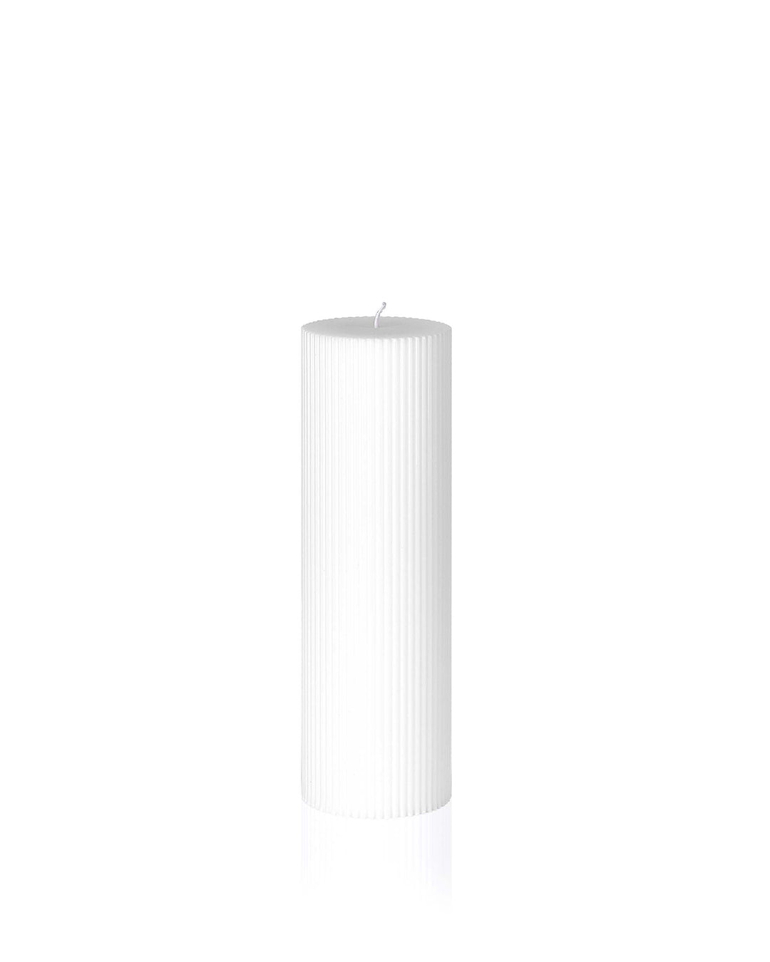 7.5cm x 20cm Fluted Pillar Candle
