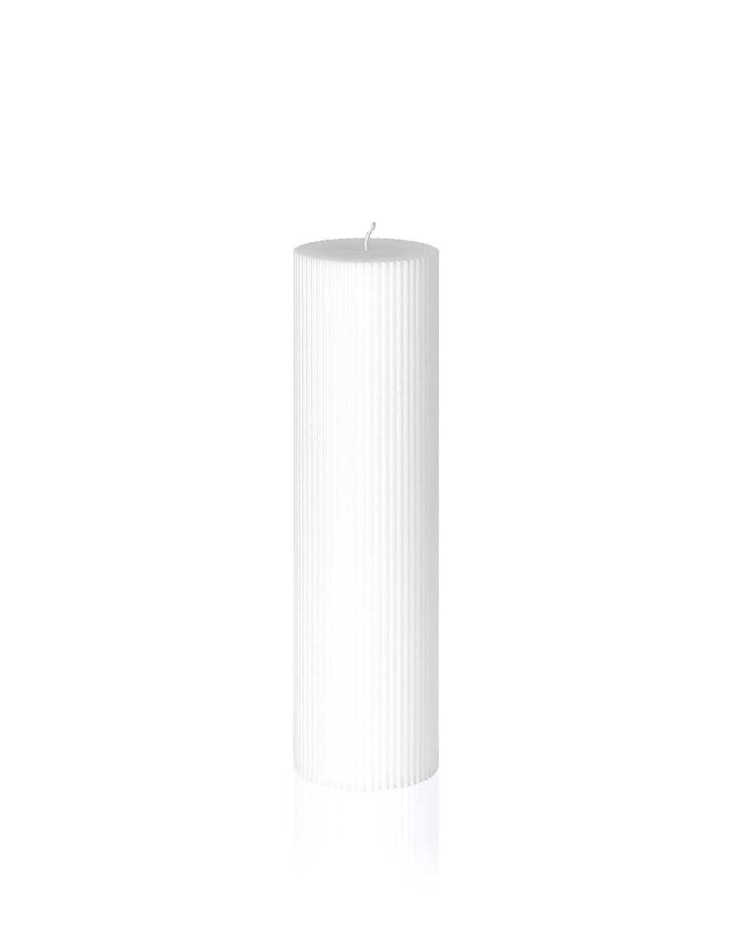 7.5cm x 25cm Fluted Pillar Candle