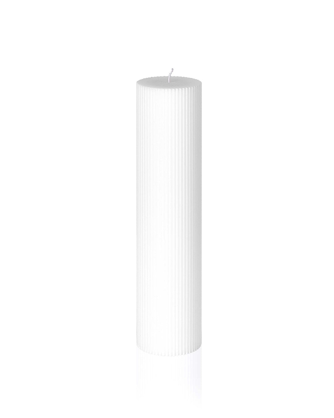 7.5cm x 30cm Fluted Pillar Candle