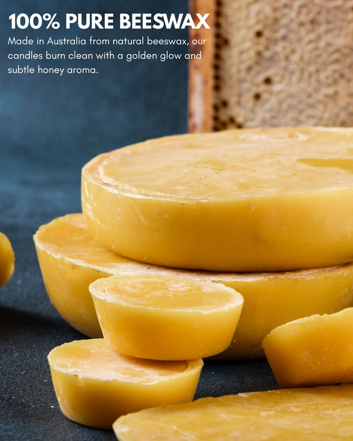 50pcs Pure Beeswax Thin Candles (5mm x 160mm)