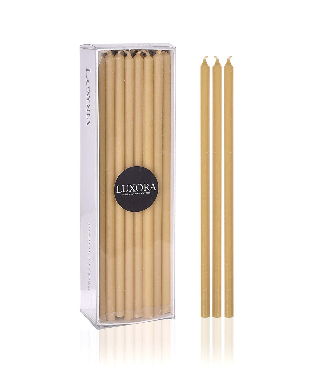 7mm x 220mm Pure Beeswax Candle (50pcs)