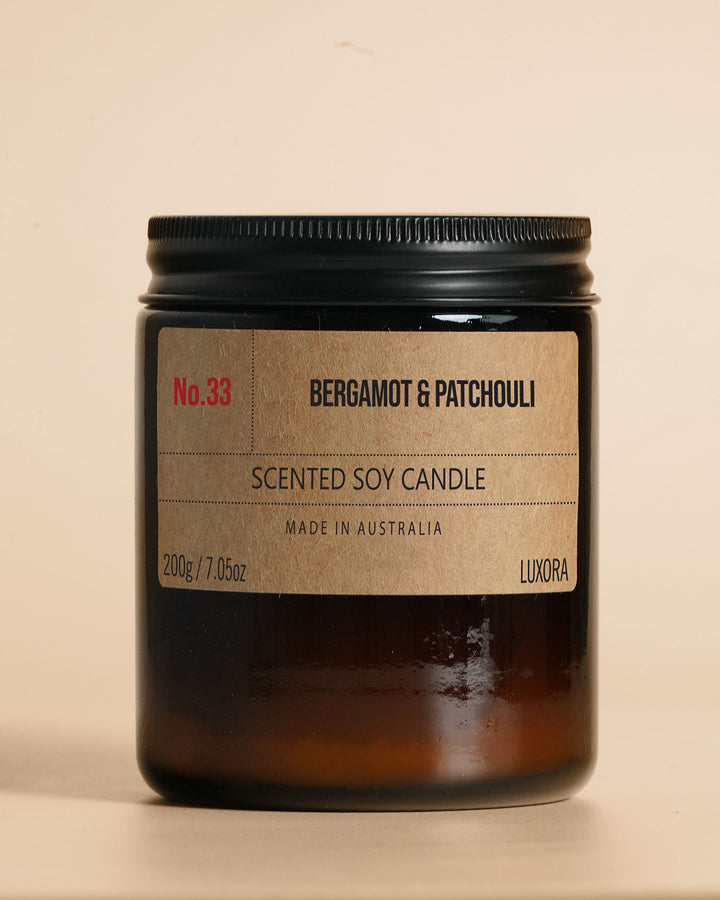 Bergamot & Patchouli - 200g Soy Candle