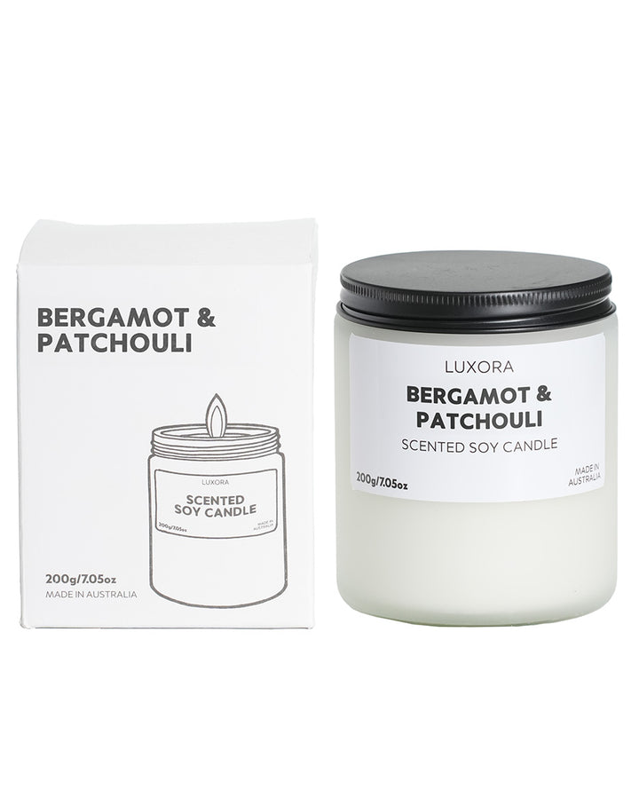 Bergamot & Patchouli - 200g Soy Candle