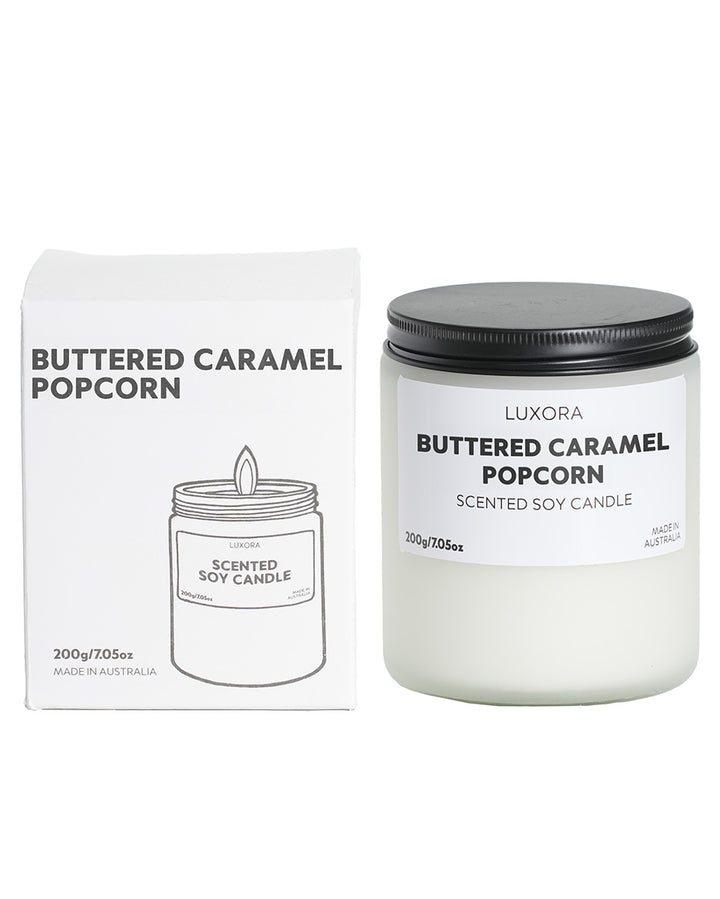 Buttered Caramel Popcorn - 200g Soy Candle