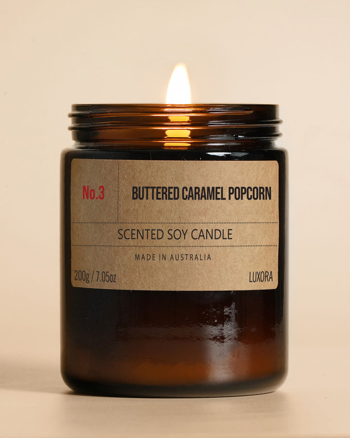 Buttered Caramel Popcorn - 200g Soy Candle