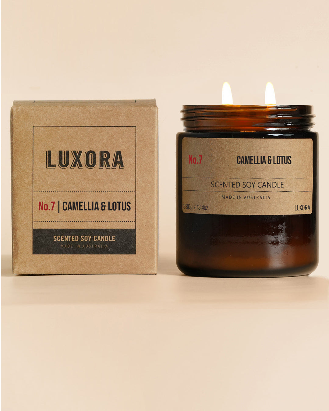 Camellia & Lotus - 380g Soy Candle