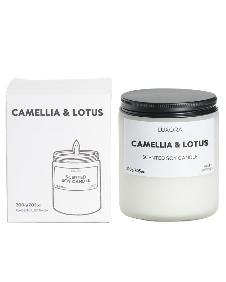 Camellia & Lotus - 200g Soy Candle