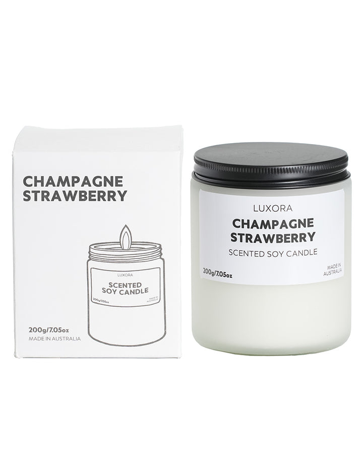 Champagne Strawberry - 200g Soy Candle