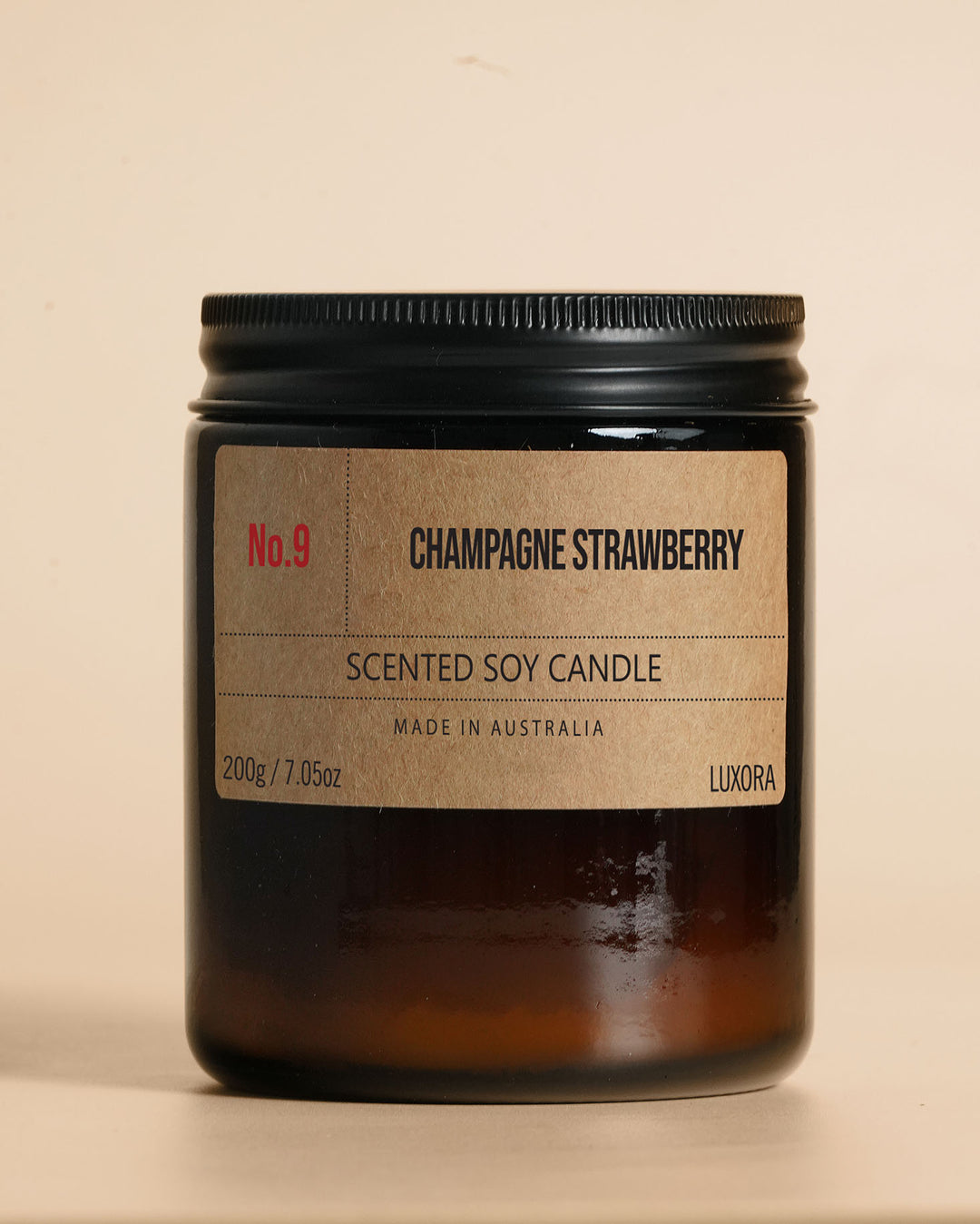 Champagne Strawberry - 200g Soy Candle