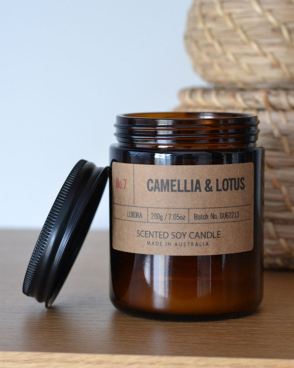 Camellia & Lotus - 200g Soy Candle