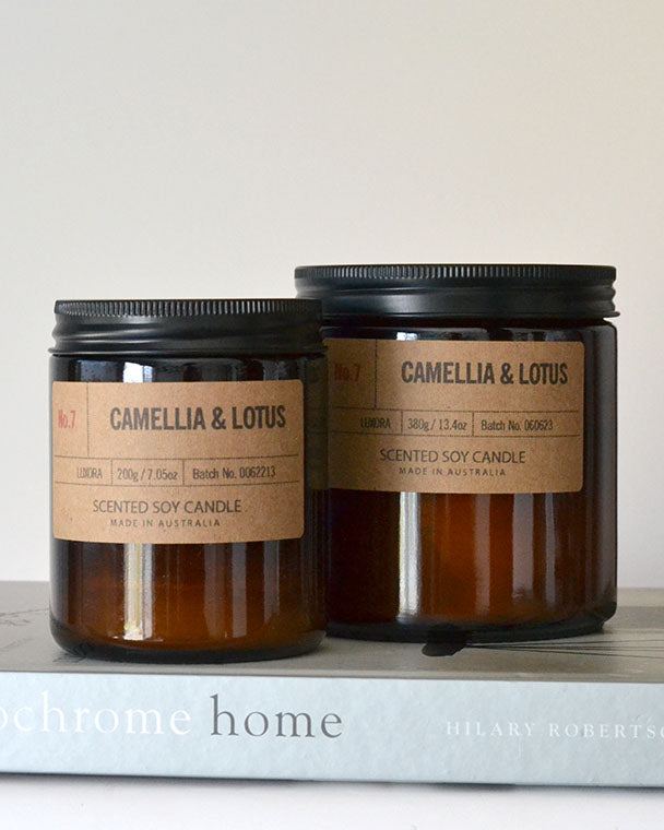 Camellia & Lotus - 380g Soy Candle