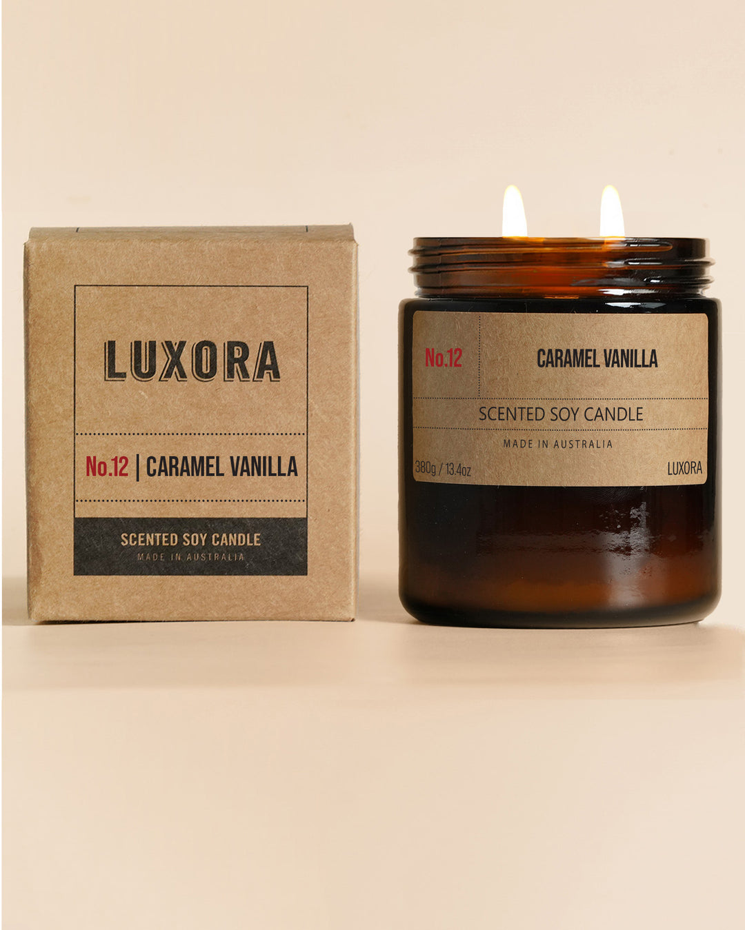 Caramel Vanilla - 380g Soy Candle