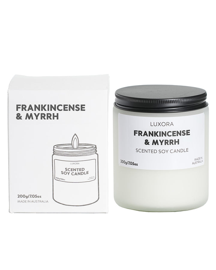 Frankincense & Myrrh - 200g Soy Candle