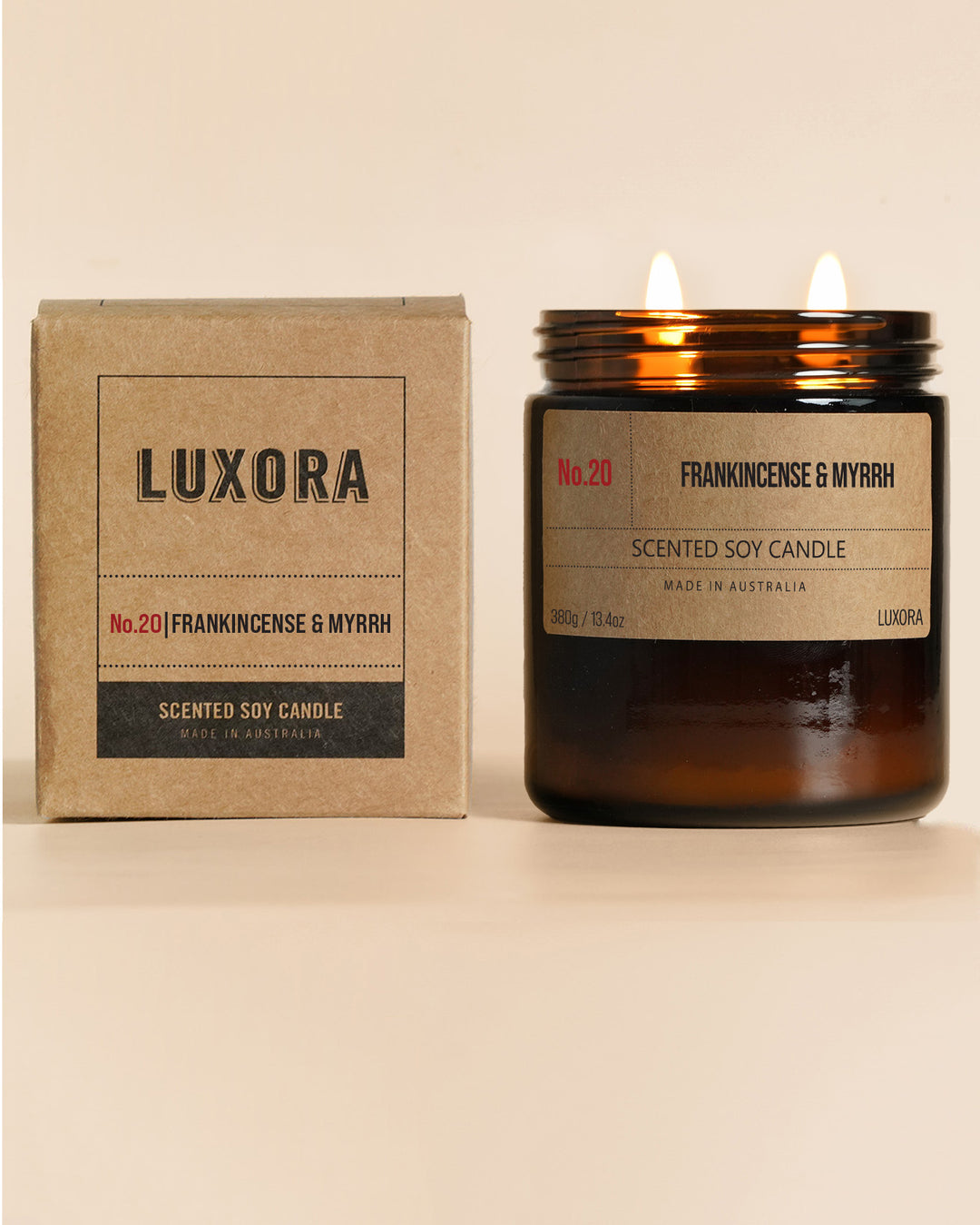 Frankincense & Myrrh - 380g Soy Candle