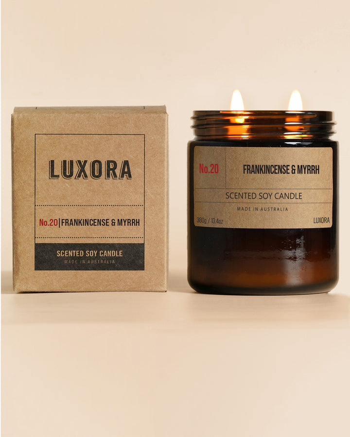 Frankincense & Myrrh - 380g Soy Candle