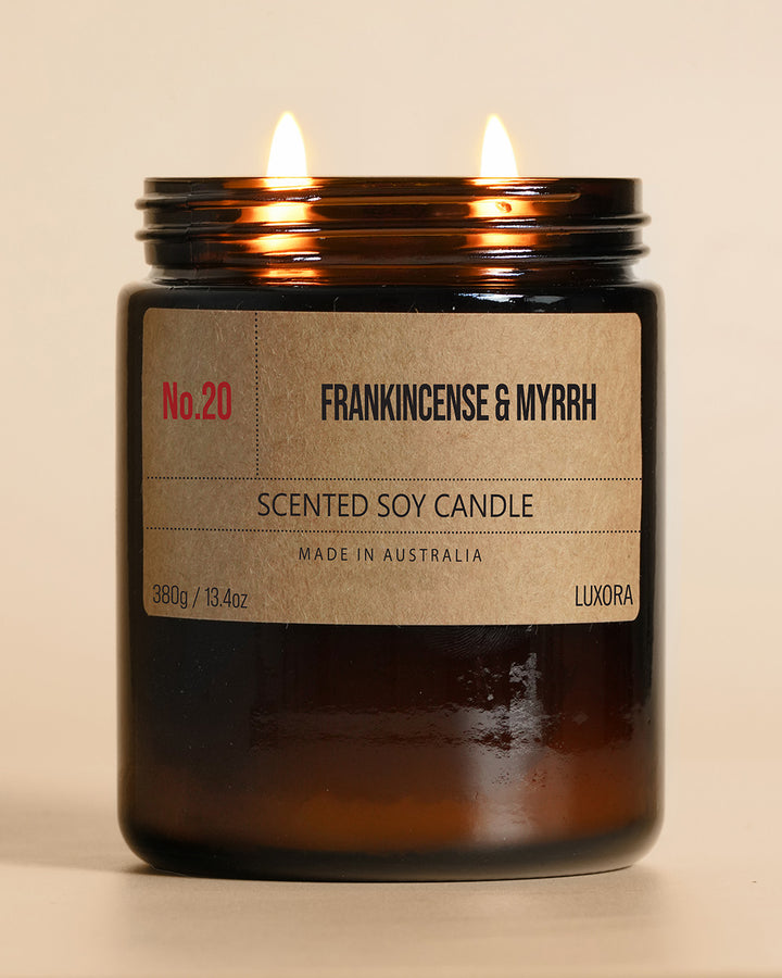 Frankincense & Myrrh - 380g Soy Candle