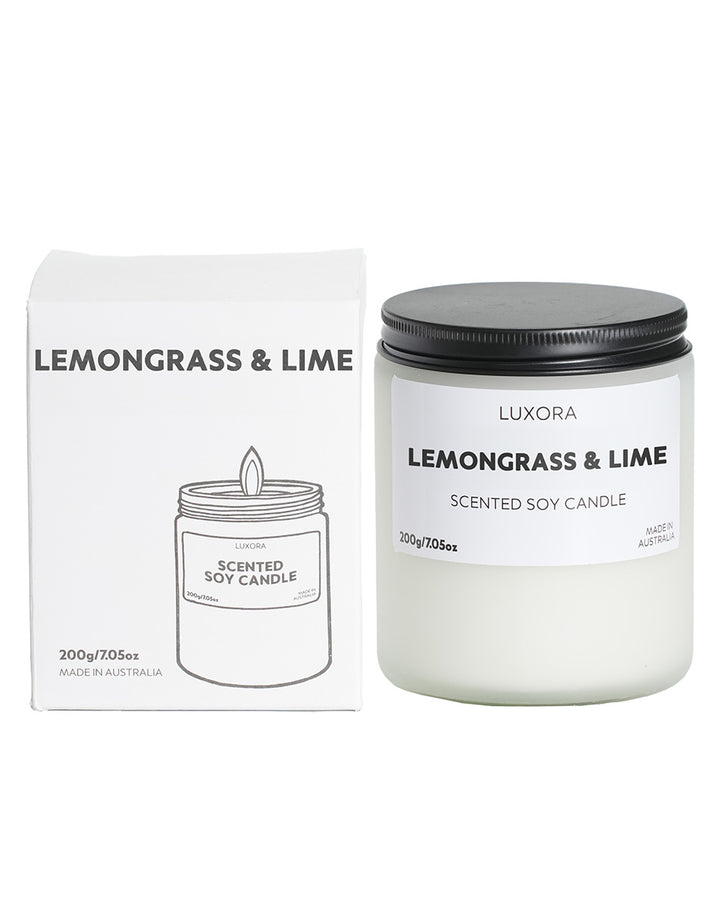 Lemongrass & Lime - 200g Soy Candle