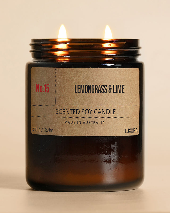 Lemongrass & Lime - 380g Soy Candle