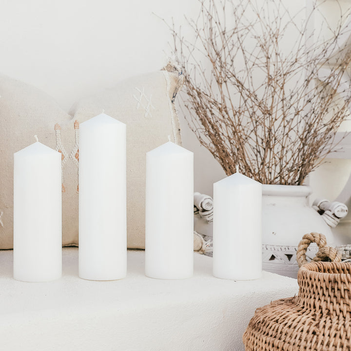 7.5cm x 25cm Pillar Candle