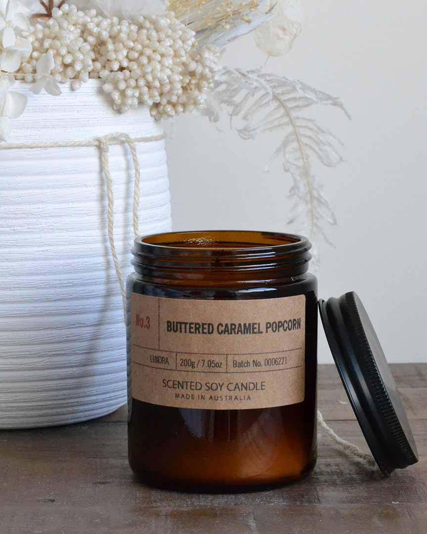 Buttered Caramel Popcorn - 380g Soy Candle