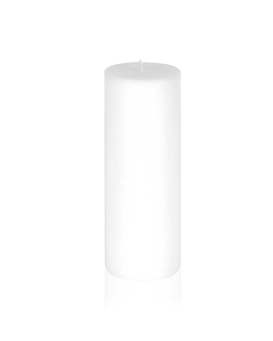 7.5cm x 20cm Pillar Flat Top Candle Luxora